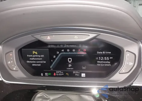 2025 Audi A8 L 55 Tfsi Quattro Tiptronic из США, поврежденный, VIN WAULDAF80SN011541